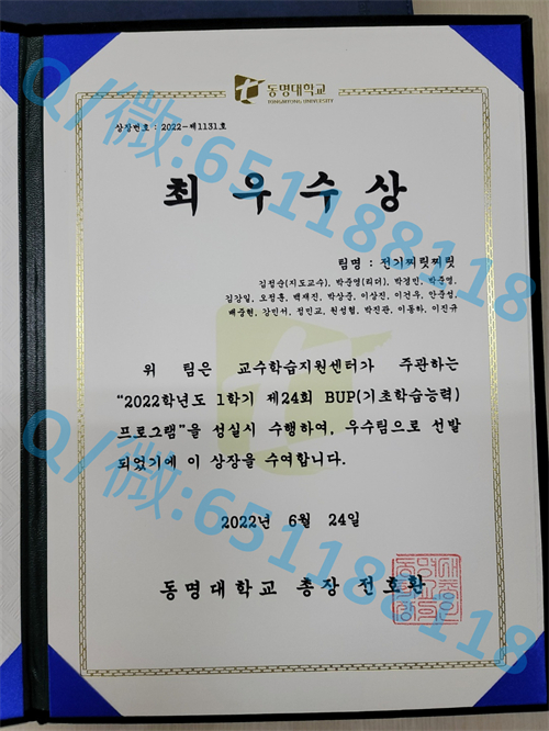 东亚大学毕业证文凭样本 (2)