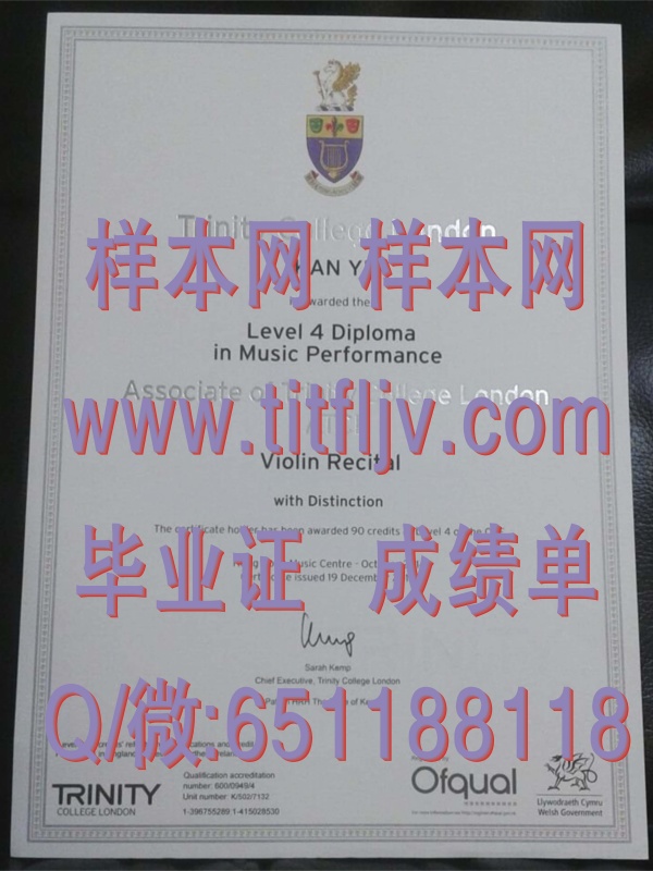 伦敦圣三一学院毕业证模版、文凭参考、学位证、成绩单图片.jpg