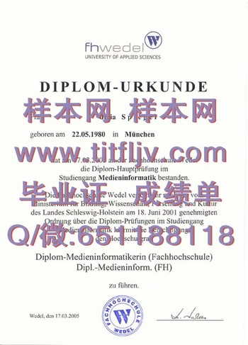 开启德国之门，德国韦德尔大学文凭势在必得