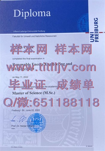 德国弗莱堡大学毕业证：掌握职业竞争的制胜法宝