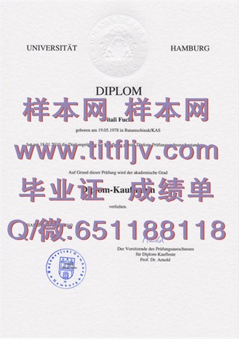 德国汉堡大学毕业证攻略：职场就业利器