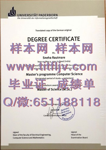 德国帕德博恩大学文凭与行业需求的完美契合