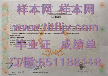 巴黎南泰尔大学毕业证：开启通往世界的语言之门