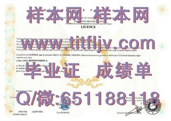 与众不同的格勒诺布尔-阿尔卑斯大学毕业证长什么样子？