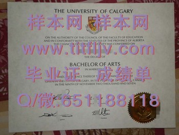加拿大卡尔加里大学毕业证毕业证模版、文凭参考、学位证、成绩单图片.jpg