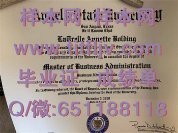 安吉罗州立大学(圣安吉罗)Angelo State University (San Angelo)毕业证模版、文凭参考、学位证、成绩单图片.jpg