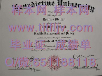 班尼迪克大学(莱尔)Benedictine University (Lisle)毕业证模版、文凭参考、学位证、成绩单图片.jpg
