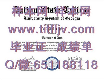 道尔顿州立学院(道尔顿)Dalton State College (Dalton)毕业证模版、文凭参考、学位证、成绩单图片.jpg