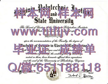 弗吉尼亚理工学院和州立大学毕业证毕业证模版、文凭参考、学位证、成绩单图片.jpg
