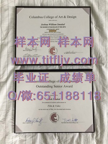 哥伦布艺术设计学院(哥伦布)Columbus College of Art and Design (Columbus)毕业证模版、文凭参考、学位证、成绩单图片.jpg